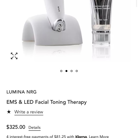 LUMINA NRG EMS & LED Facial Toning Therapy OPEN BOX - Picture 3 of 10